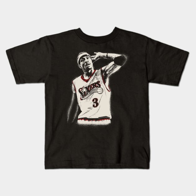 Allen Iverson Kids T-Shirt by Yopi